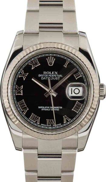 Rolex Datejust 116234 Black Dial ELS Fashion TV