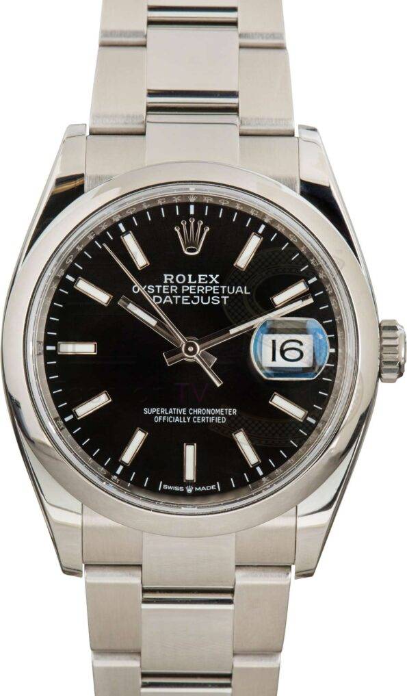 Rolex Datejust 126200 Black Dial ELS Fashion TV