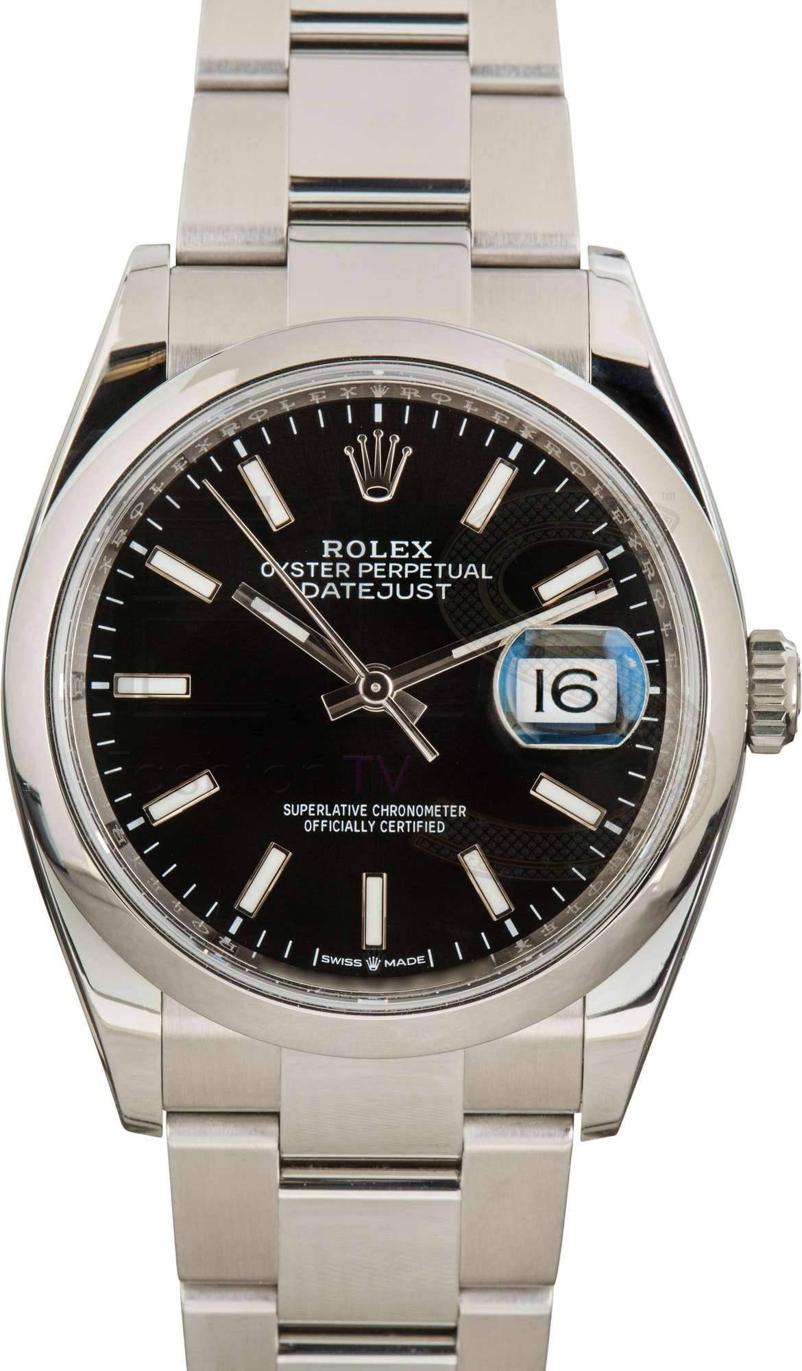 Rolex Datejust 126200 Black Dial ELS Fashion TV