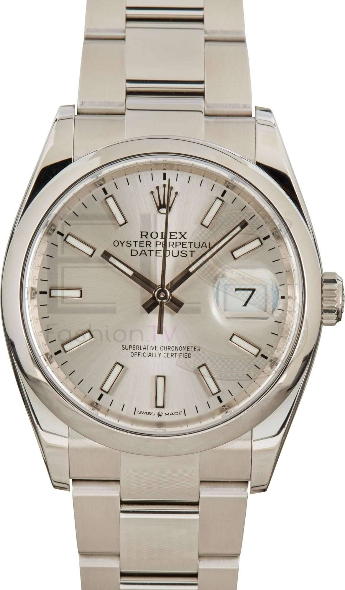 Rolex Datejust 126200 Silver Dial ELS Fashion TV