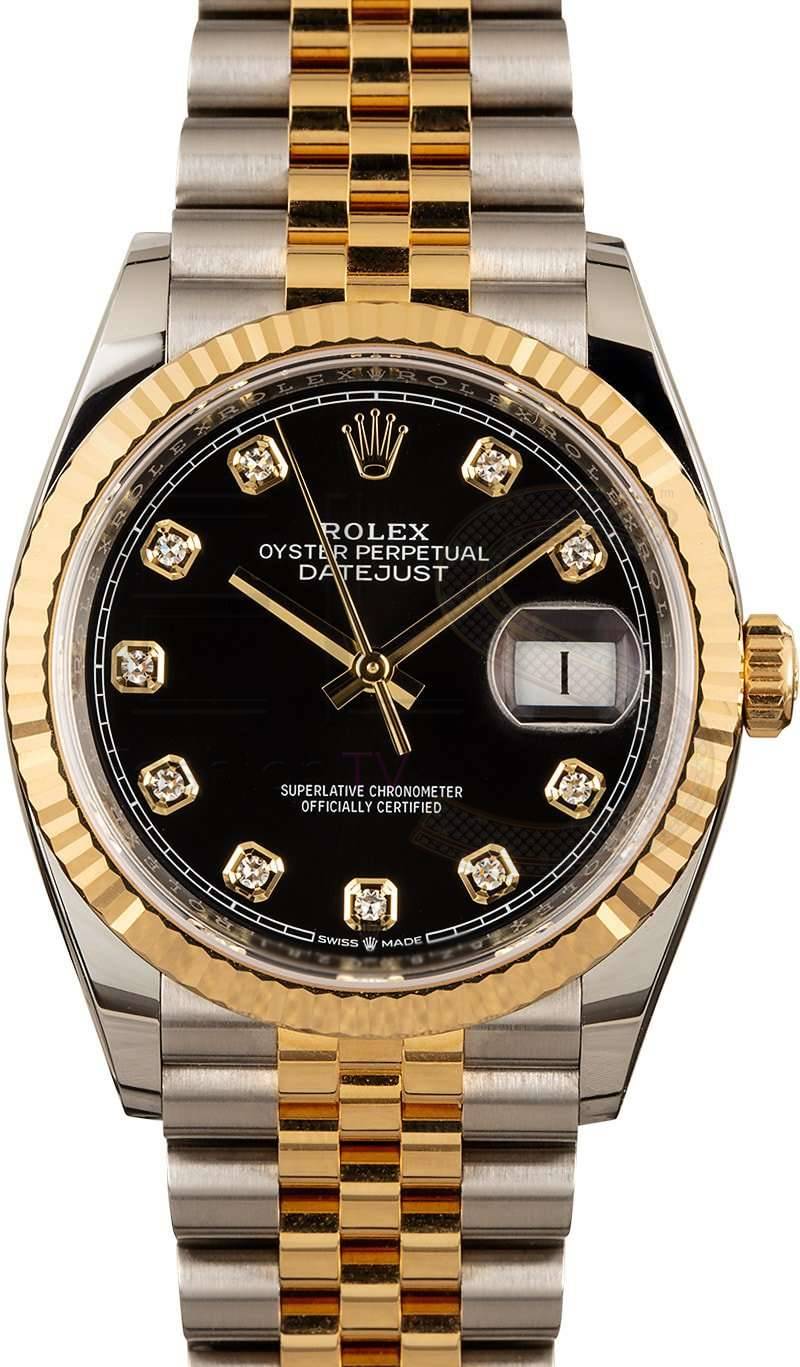 Rolex Datejust 126233 Black Diamond Dial