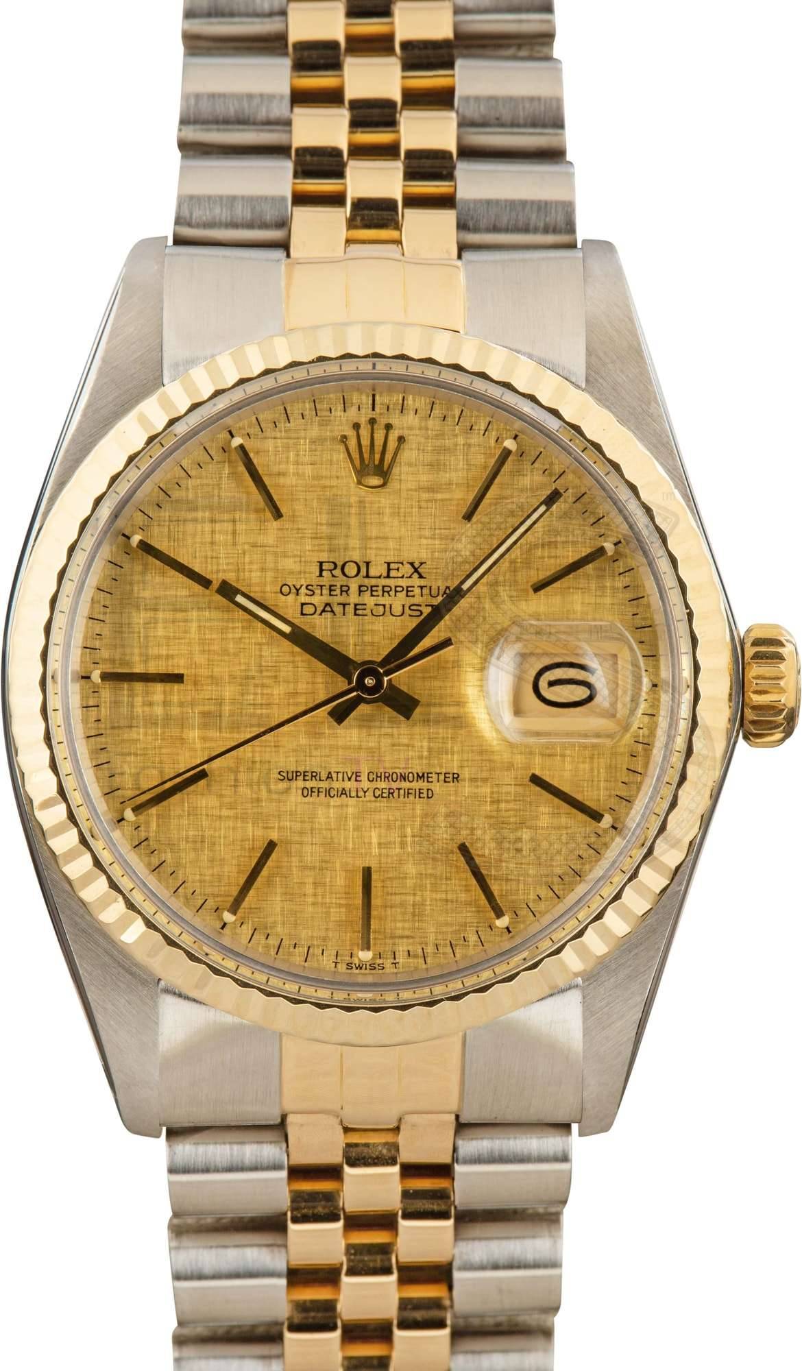 Rolex Datejust 16013 Champagne Dial ELS Fashion TV