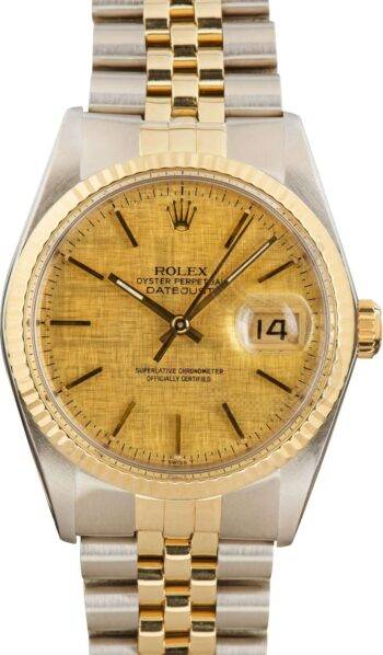 Rolex Datejust 16013 Linen Dial ELS Fashion TV