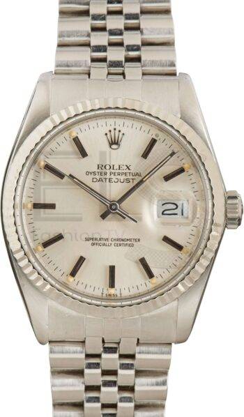 Rolex Datejust 16014 Silver Index Dial ELS Fashion TV