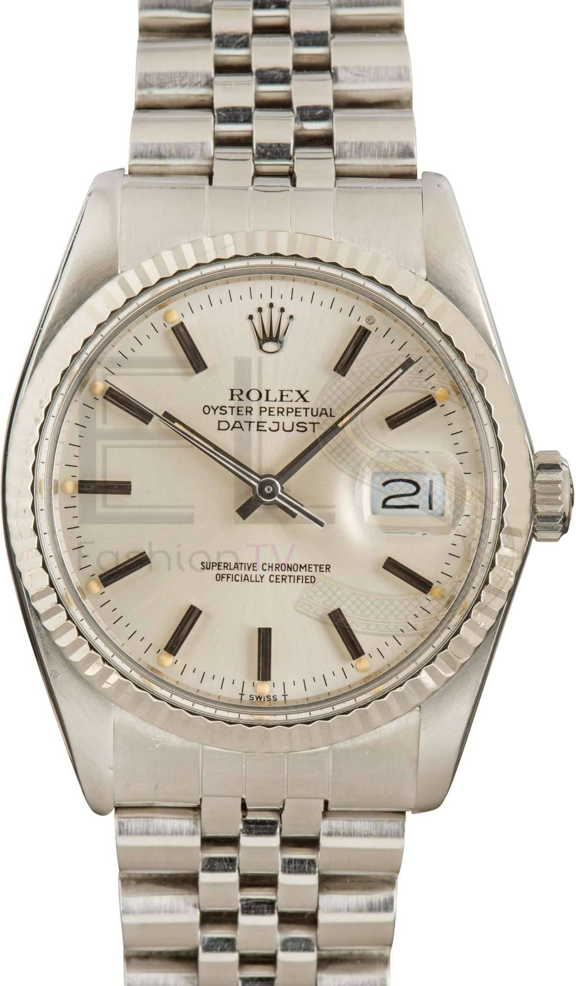 Rolex Datejust 16014 Silver Index Dial ELS Fashion TV