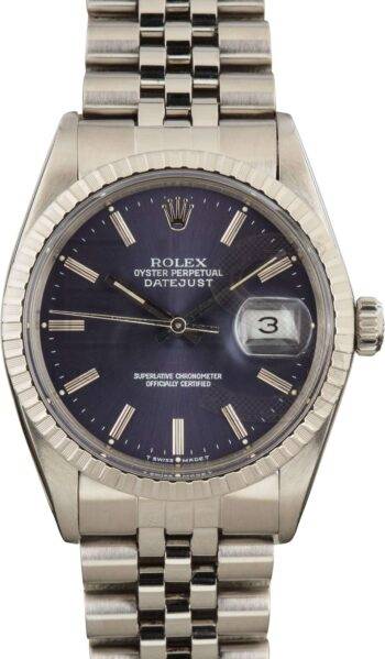Rolex Datejust 16030 Blue Dial ELS Fashion TV