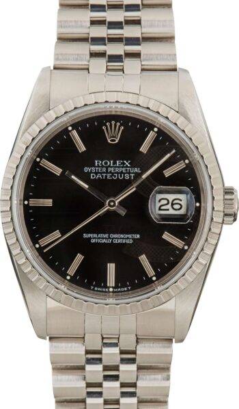 Rolex Datejust 16220 Black ELS Fashion TV