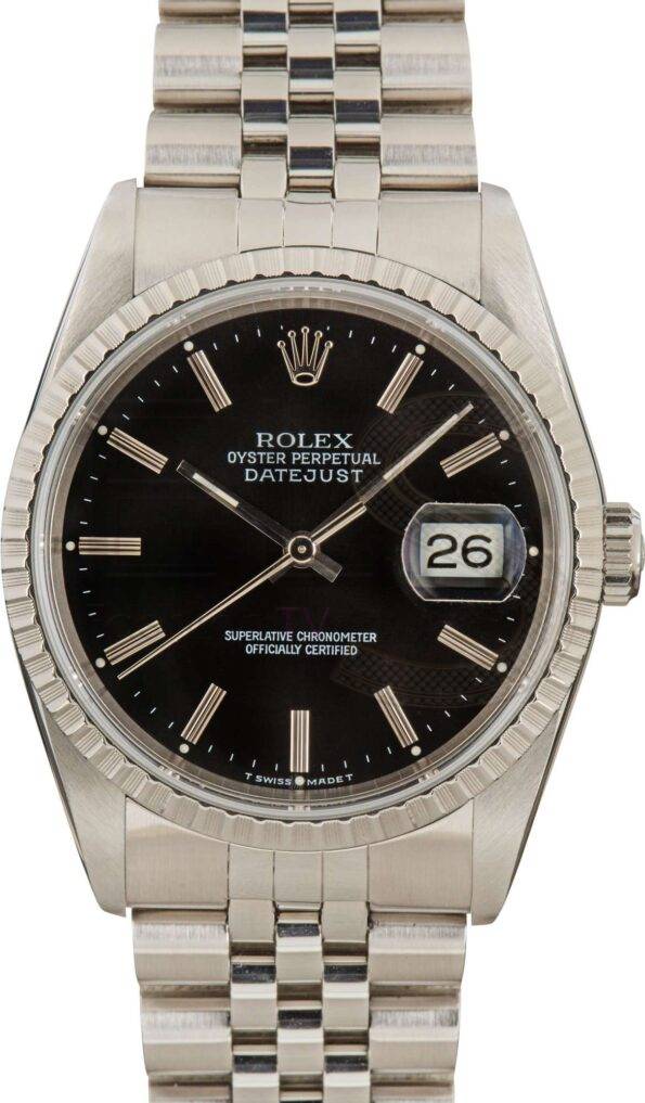 Rolex Datejust 16220 Black ELS Fashion TV
