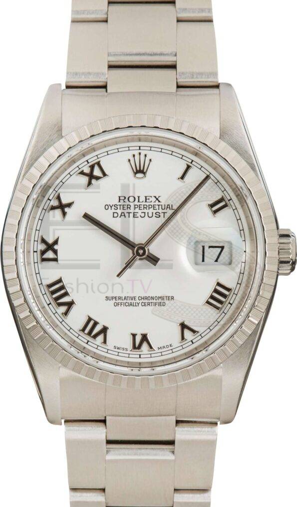 Rolex Datejust 16220 White Dial ELS Fashion TV