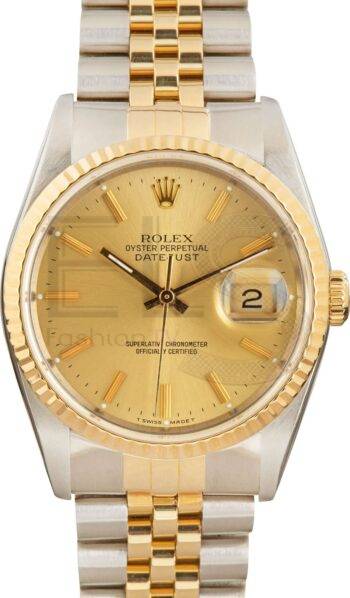 Rolex Datejust 16233 Champagne Dial ELS Fashion TV