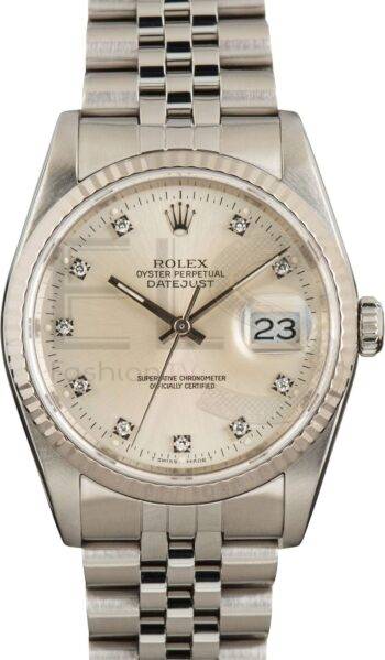 Rolex Datejust 16234 Diamond Dial ELS Fashion TV