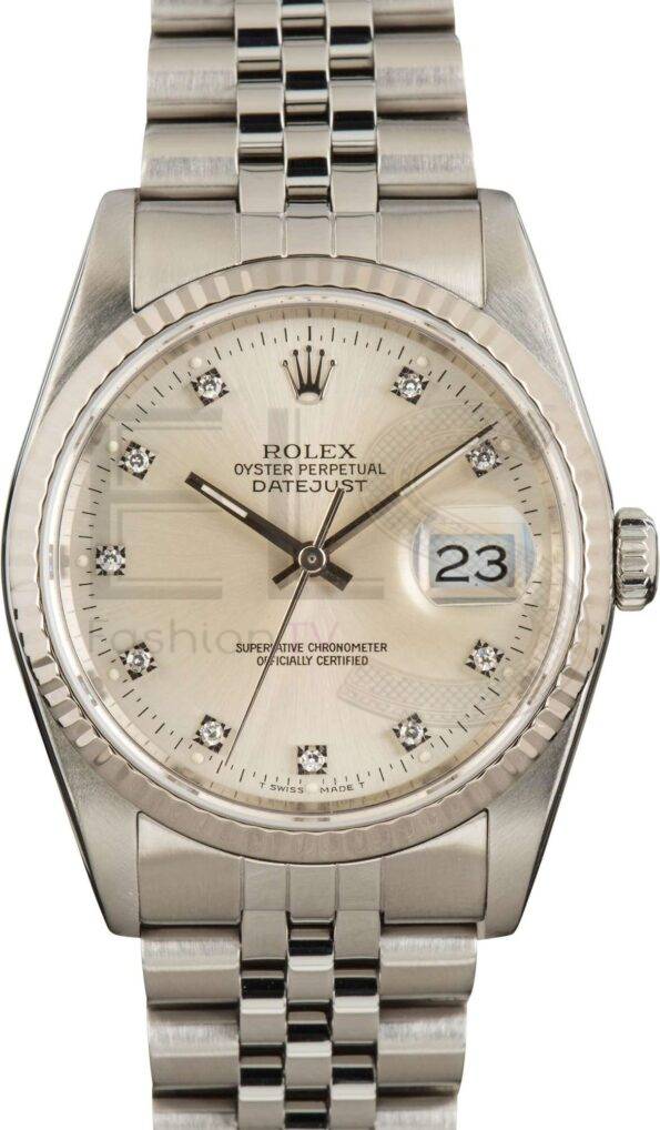 Rolex Datejust 16234 Diamond Dial ELS Fashion TV