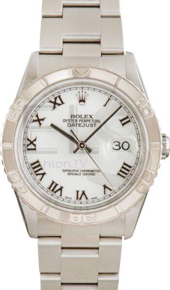 Rolex Datejust 16264 White Thunderbird ELS Fashion TV