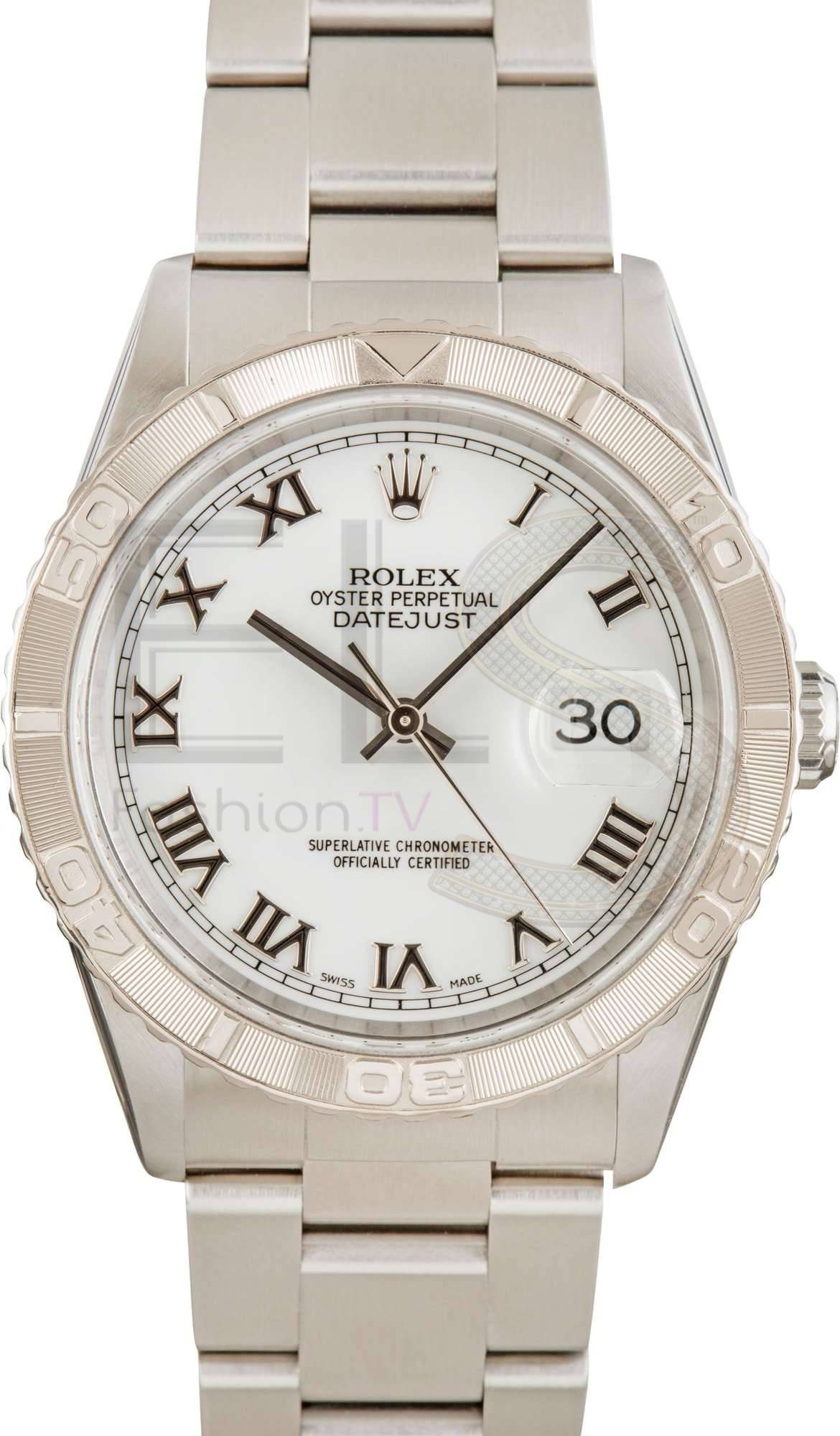 Rolex Datejust 16264 White Thunderbird ELS Fashion TV