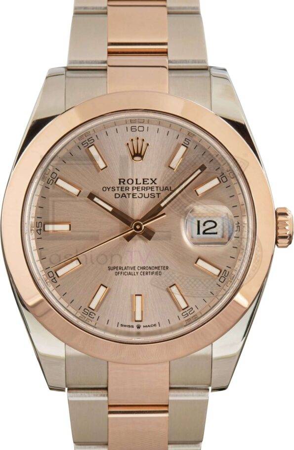 Rolex Datejust 41 Ref 126301 Steel & 18k Everose Gold ELS Fashion TV