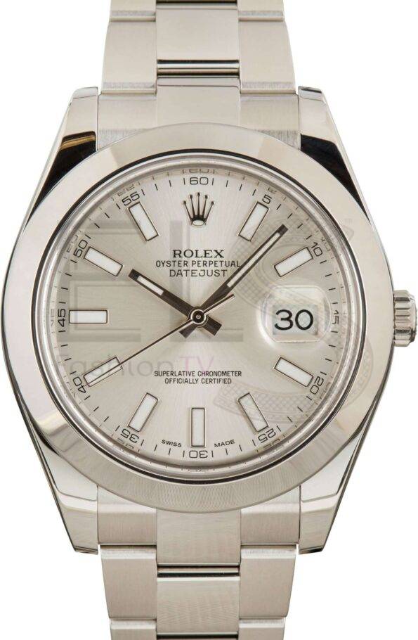 Rolex Datejust 41MM 116300 Silver Index ELS Fashion TV
