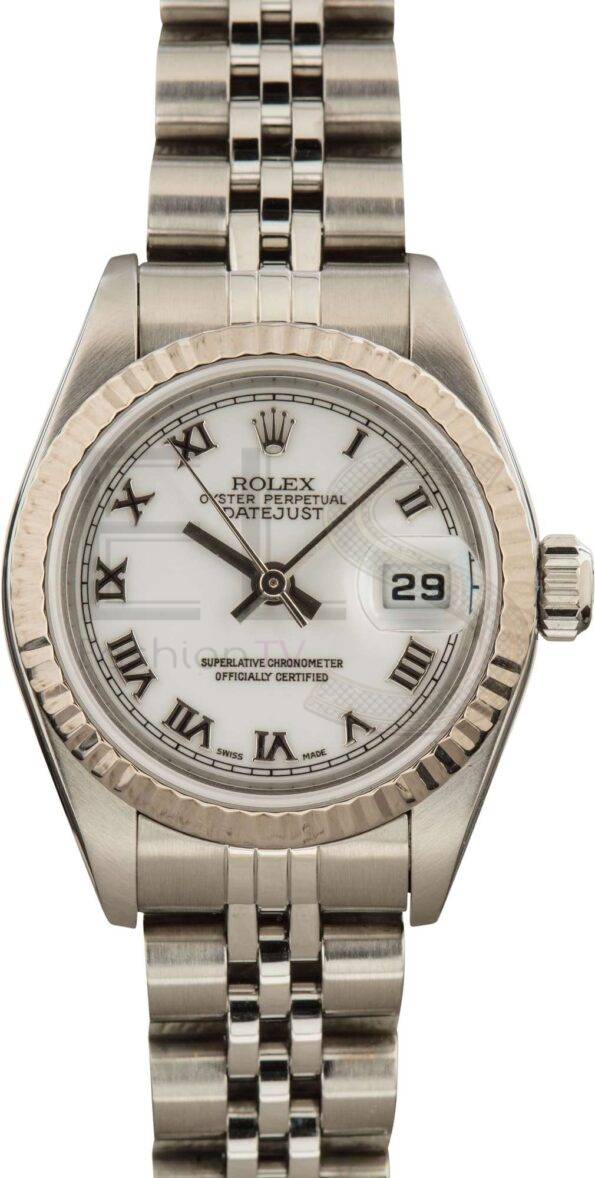 Rolex Datejust 79174 White Roman Dial ELS Fashion TV