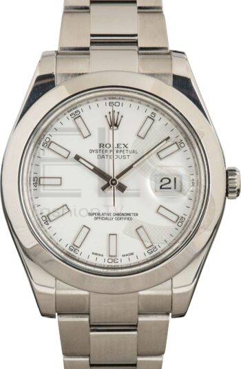 Rolex Datejust II 116300 White Dial ELS Fashion TV