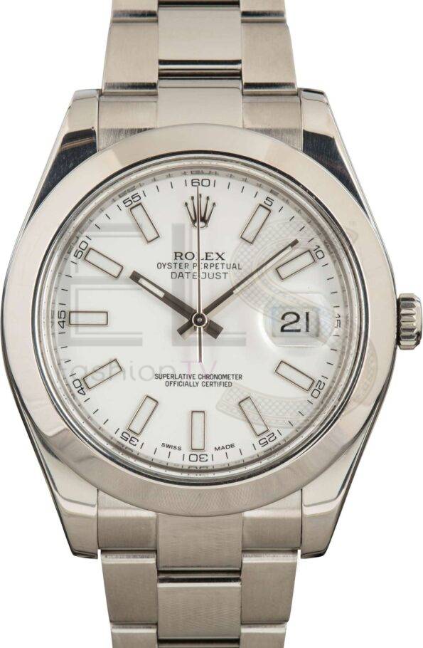 Rolex Datejust II 116300 White Dial ELS Fashion TV