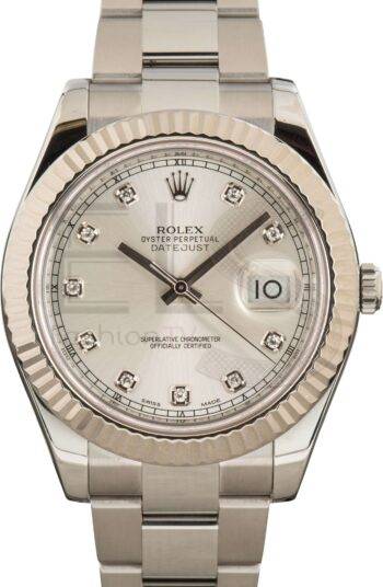 Rolex Datejust II Ref 116334 Diamond Dial ELS Fashion TV