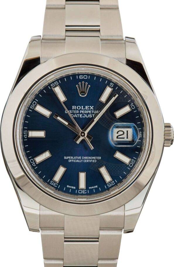 Rolex Datejust II ref 116300 Blue Dial Stainless Steel ELS Fashion TV