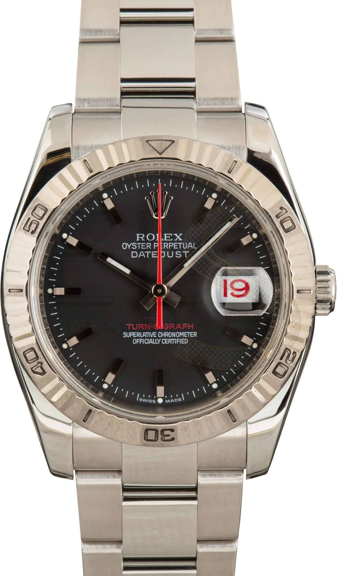 Rolex Datejust Thunderbird 116264 Black Dial ELS Fashion TV