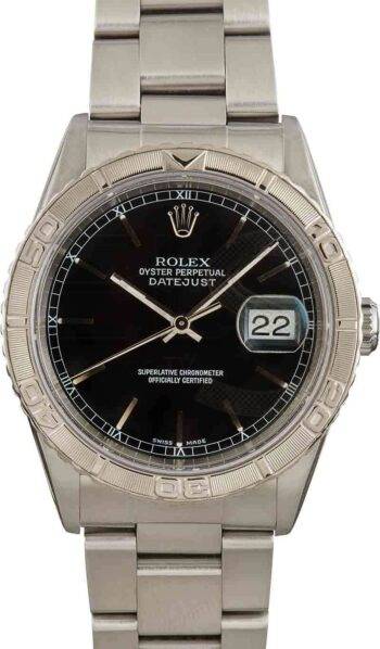 Rolex Datejust Thunderbird 16264 Black ELS Fashion TV