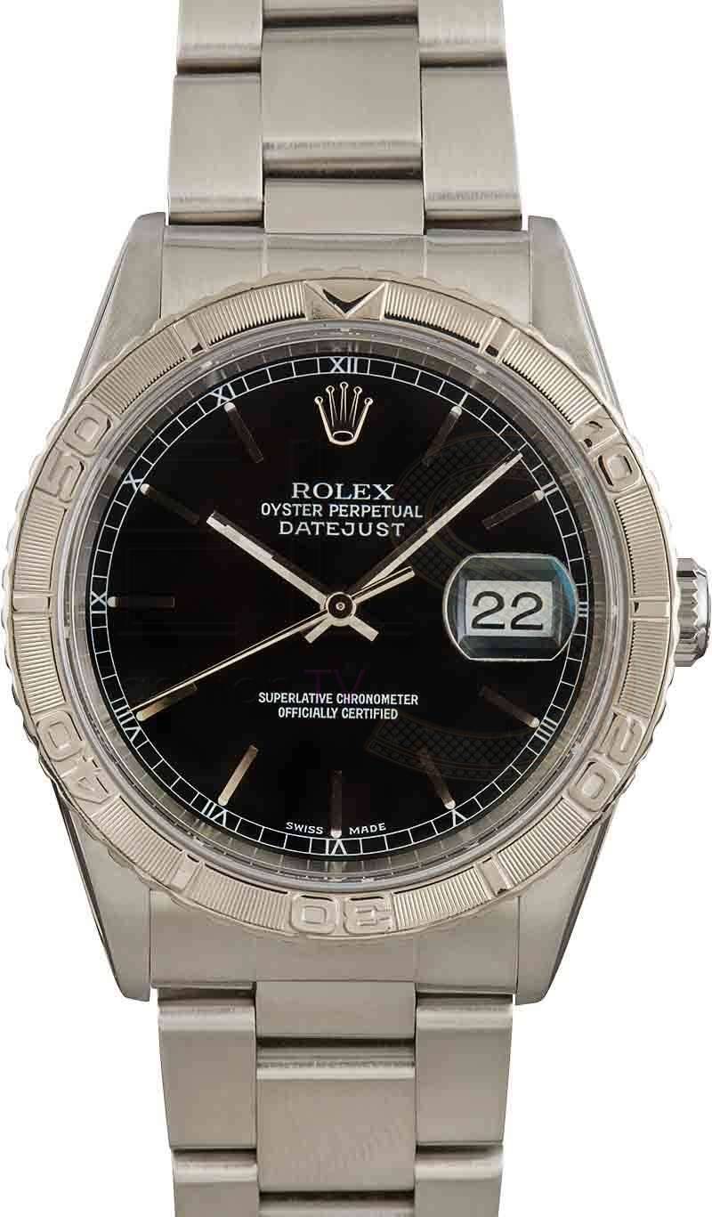 Rolex Datejust Thunderbird 16264 Black ELS Fashion TV