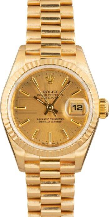 Rolex Datejust ref 79178 18k Yellow Gold ELS Fashion TV