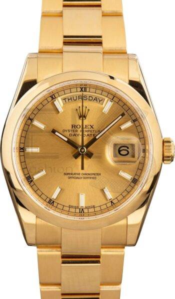 Rolex Day-Date 118208 Oyster Band ELS Fashion TV