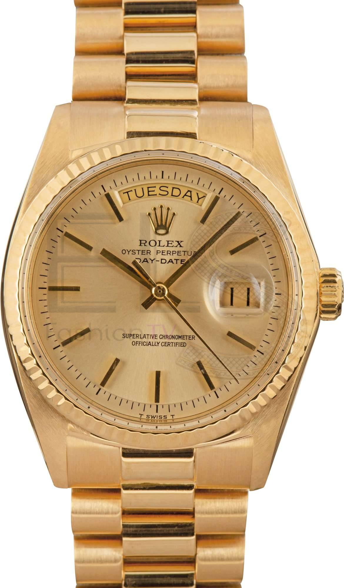 Rolex Day-Date 1803 Champagne Dial ELS Fashion TV