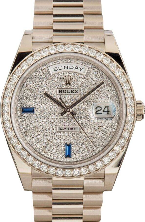 Rolex Day-Date 40 228349 White Gold ELS Fashion TV