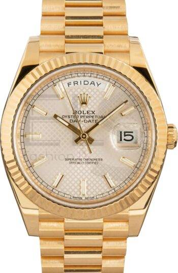 Rolex Day-Date 40 Ref 228238 18k Yellow Gold ELS Fashion TV