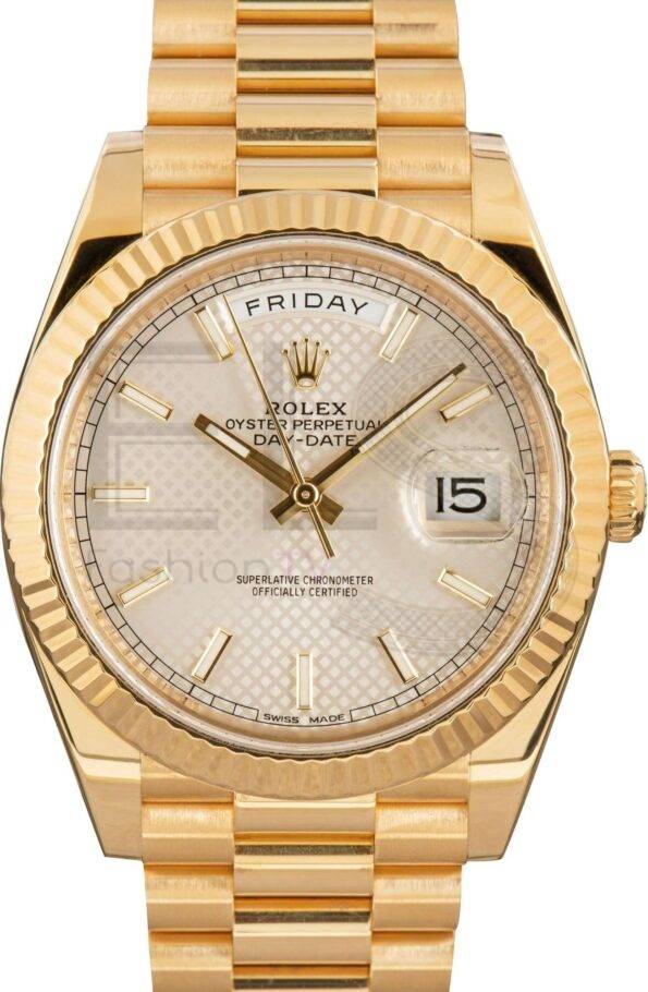 Rolex Day-Date 40 Ref 228238 18k Yellow Gold ELS Fashion TV