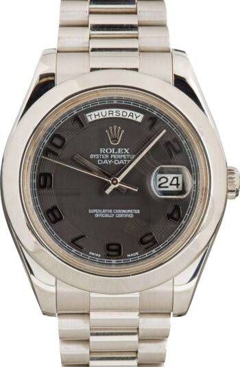 Rolex Day-Date II ref 218206 Platinum ELS Fashion TV