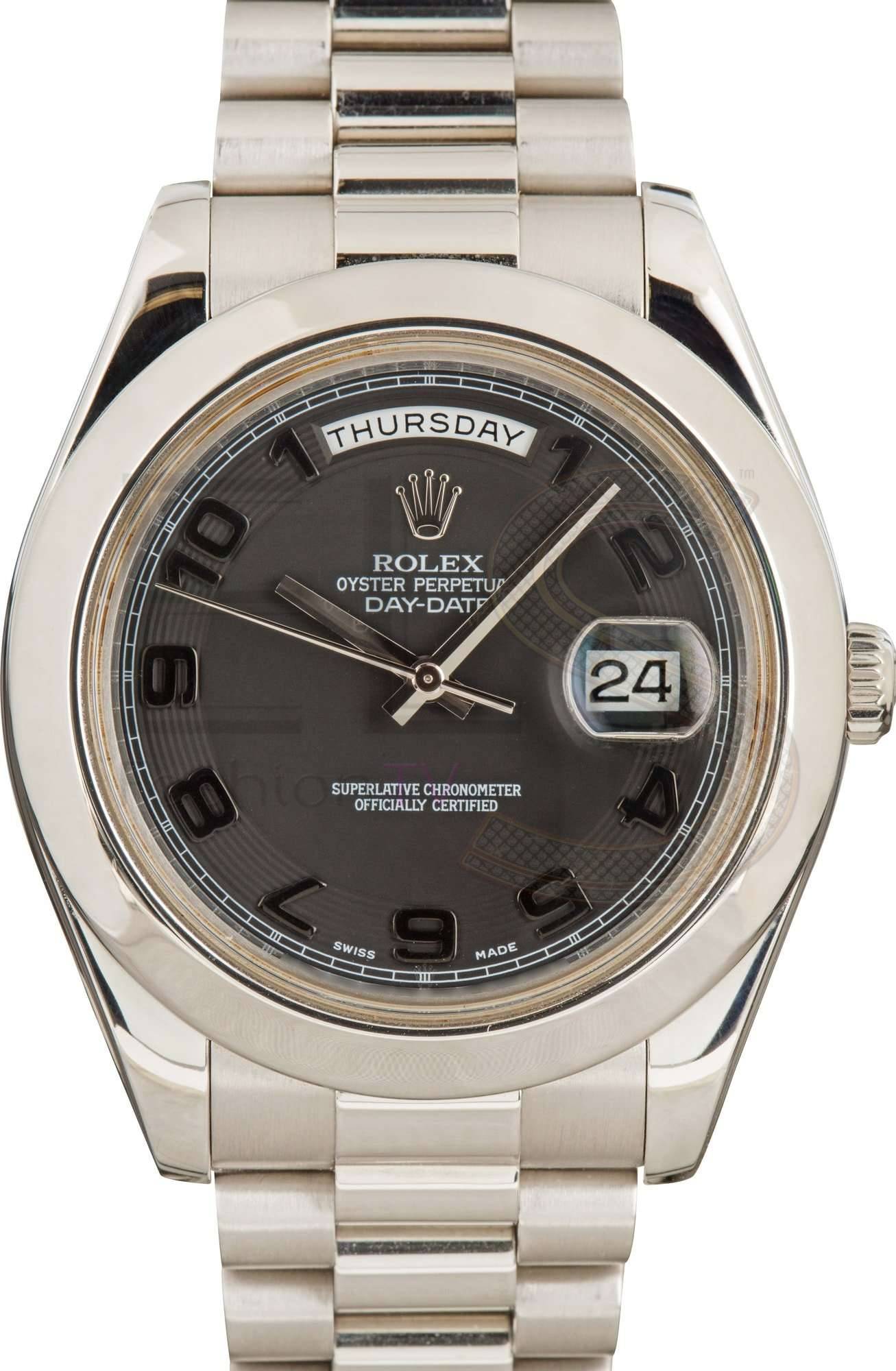 Rolex Day-Date II ref 218206 Platinum