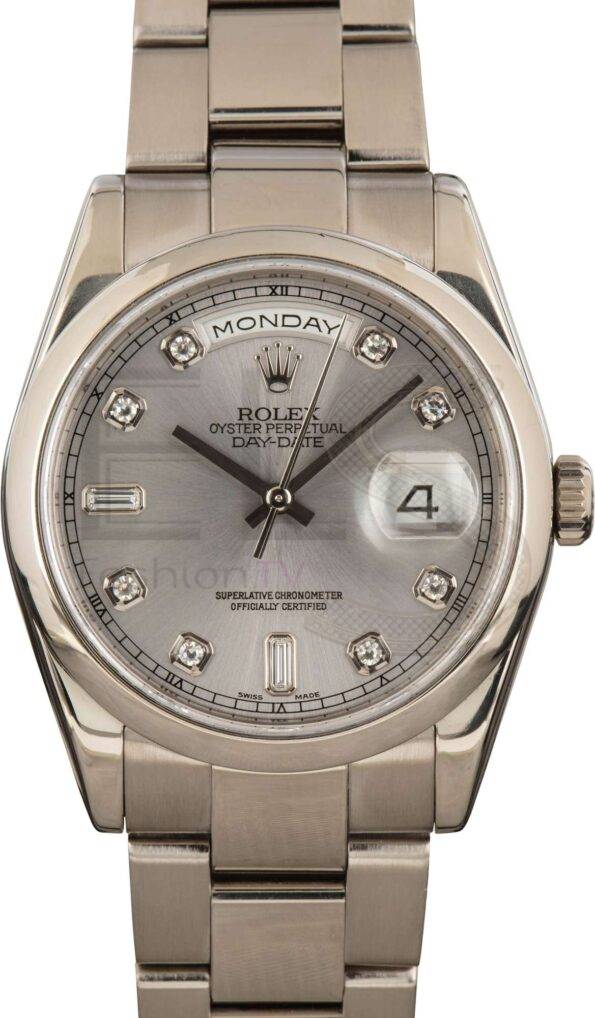 Rolex Day-Date ref 118209 White Gold ELS Fashion TV