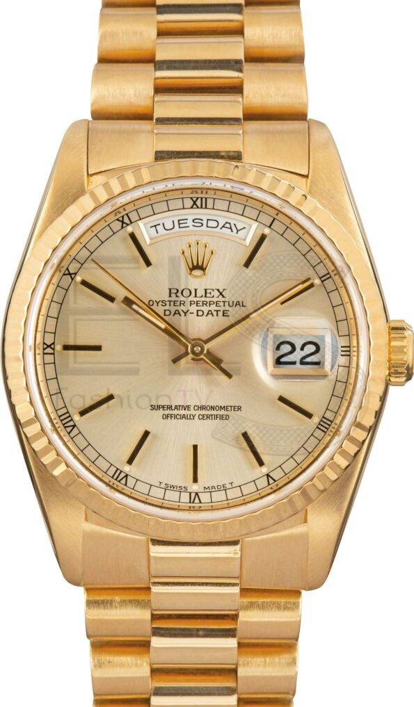 Rolex Day-Date ref 18238 Yellow Gold ELS Fashion TV