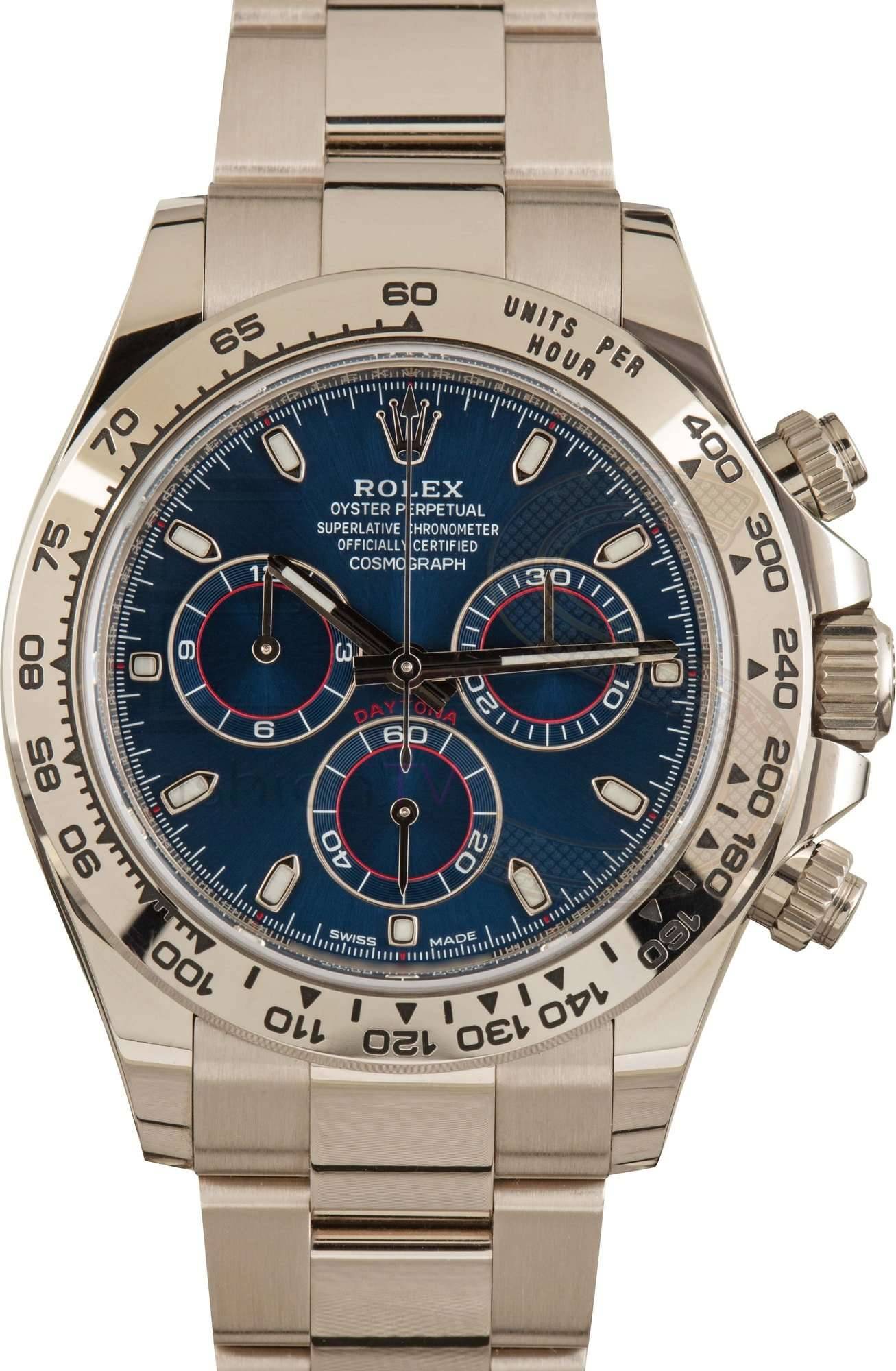 Rolex Daytona 116509 Blue Dial ELS Fashion TV