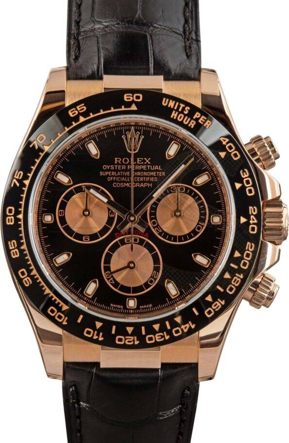 Rolex Daytona 116515 18k Everose Gold ELS Fashion TV