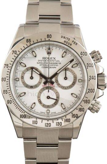 Rolex Daytona 116520 White ELS Fashion TV