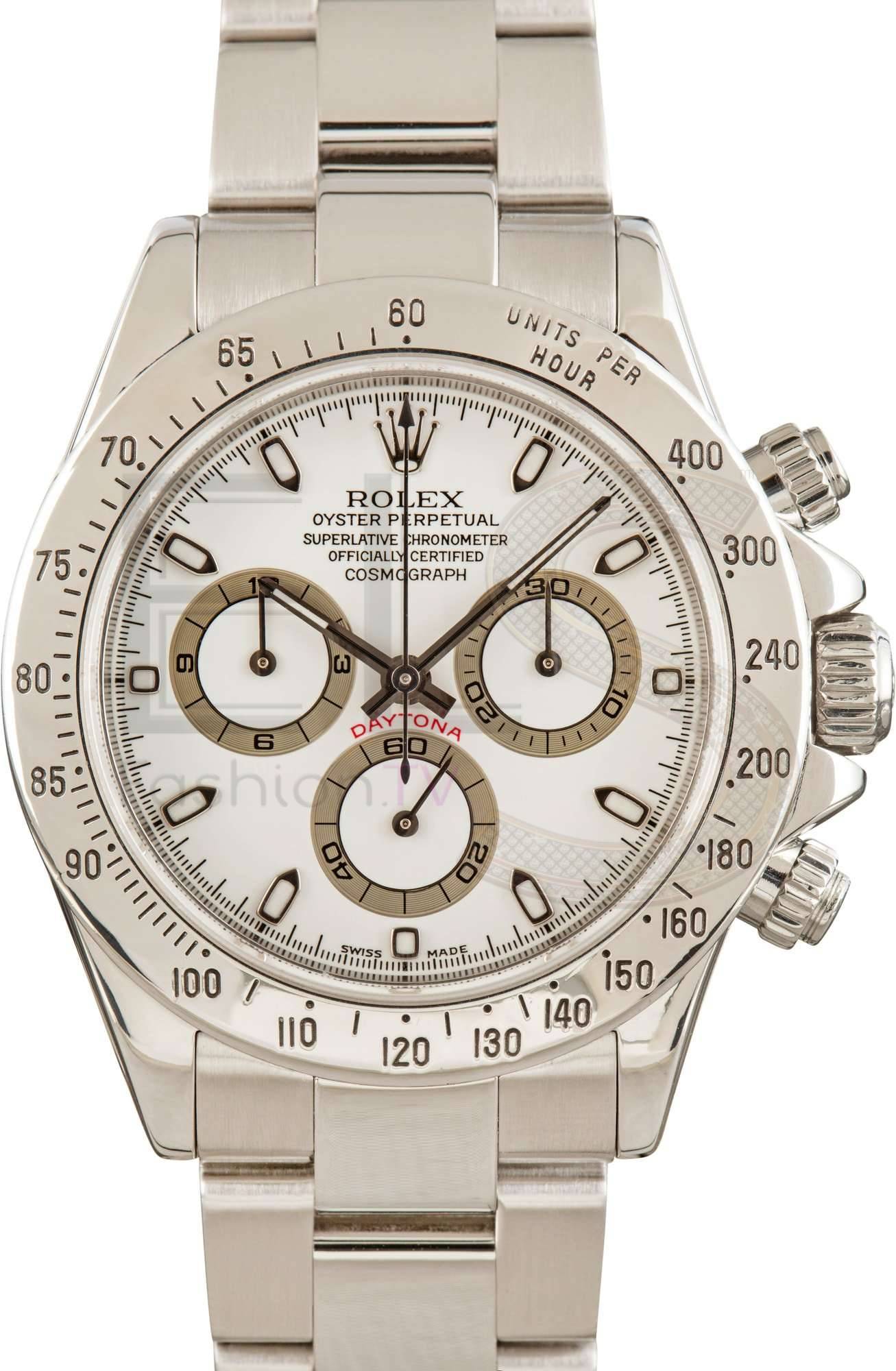 Rolex Daytona 116520 White Dial