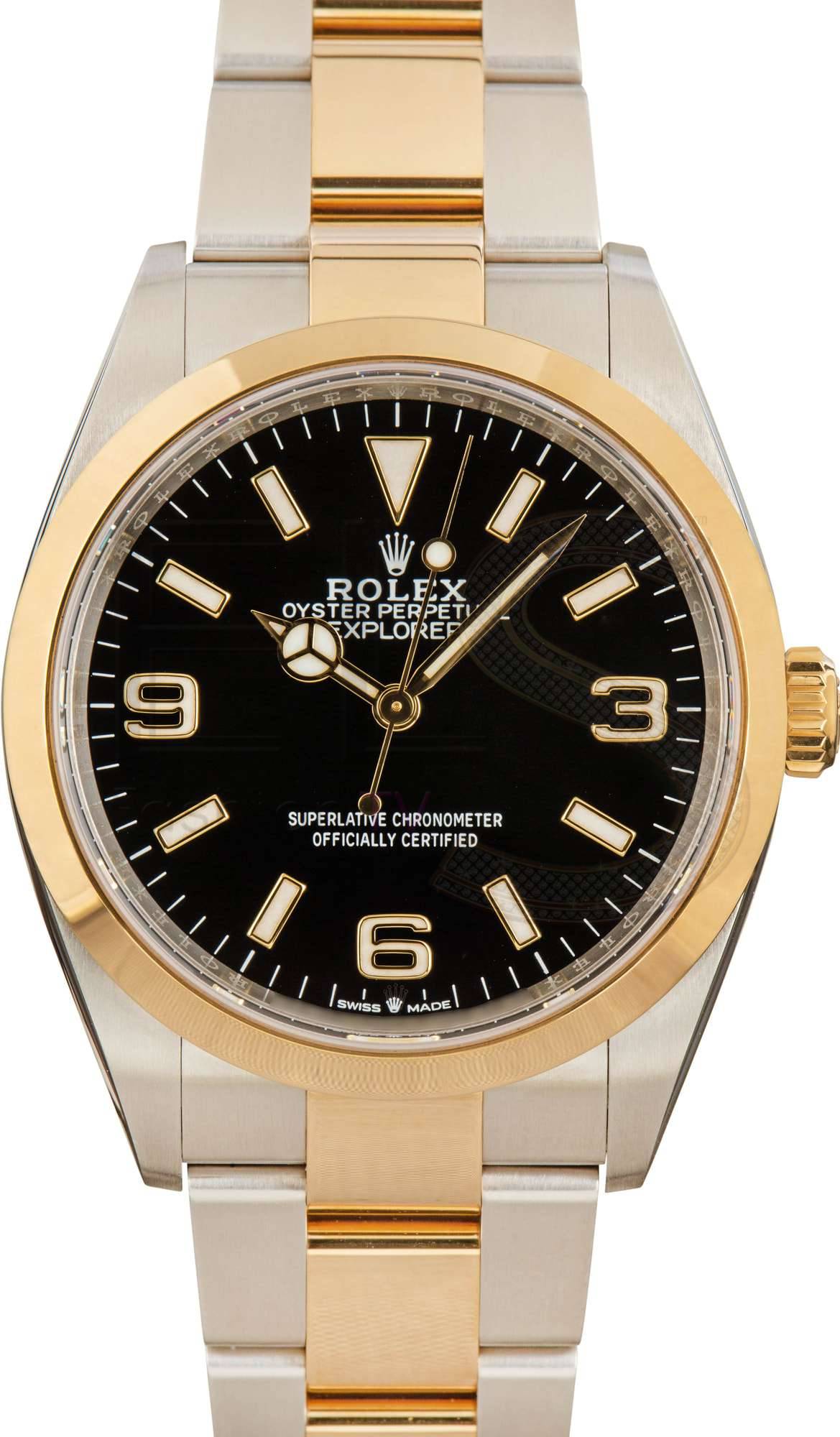 Rolex Explorer 124273 Black Arabic Dial