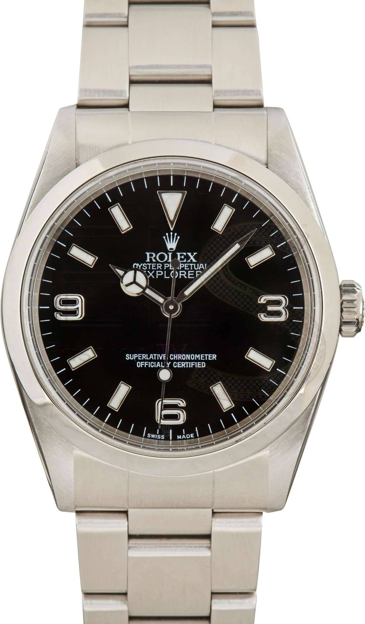 Rolex Explorer 14270 Black ELS Fashion TV