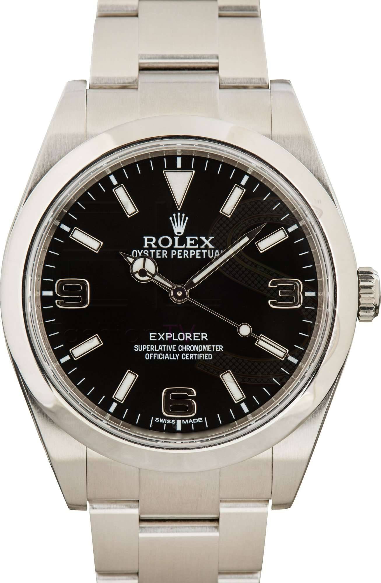 Rolex Explorer 214270 Stainless Steel Oyster ELS Fashion TV