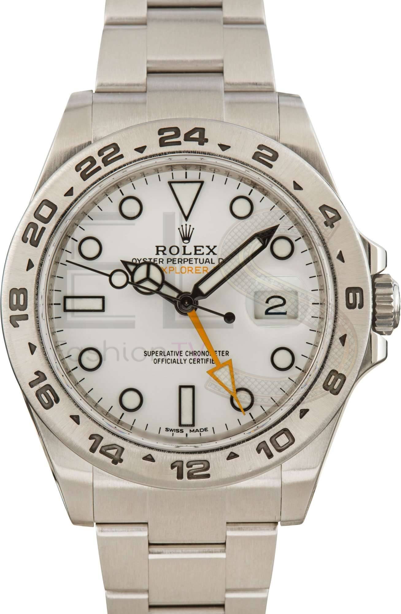 Rolex Explorer II 216570 White Dial 42MM ELS Fashion TV