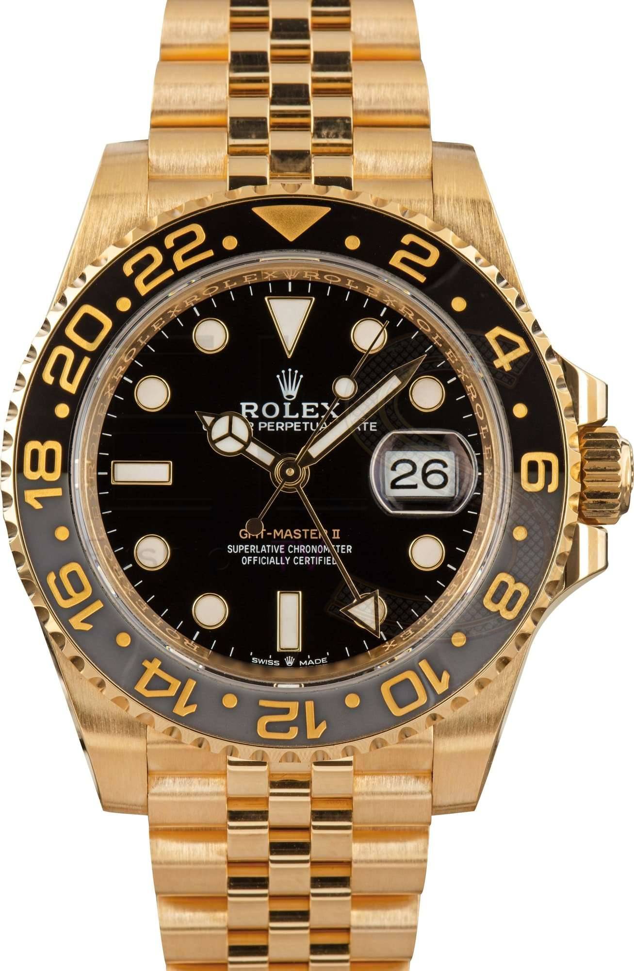 Rolex GMT-Master II Ref 126718 18k Yellow Gold ELS Fashion TV