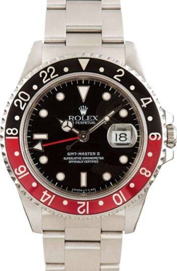 Rolex GMT-Master II Ref 16710 Red & Black Coke ELS Fashion TV