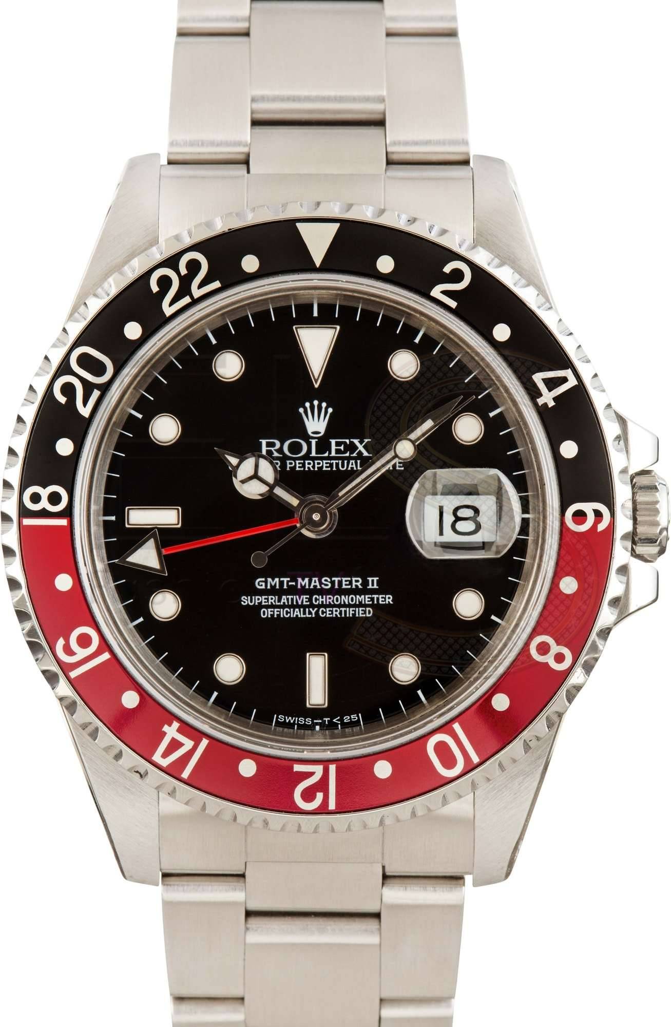 Rolex GMT-Master II Ref 16710 Red & Black Coke ELS Fashion TV