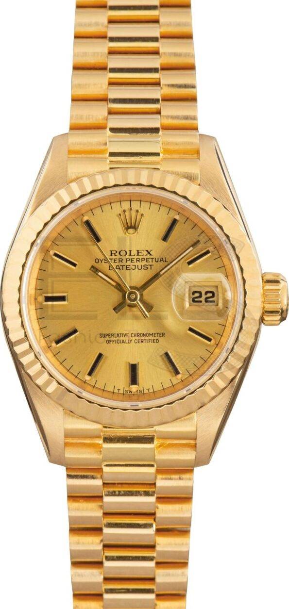 Rolex Ladies President 69178 Champagne ELS Fashion TV